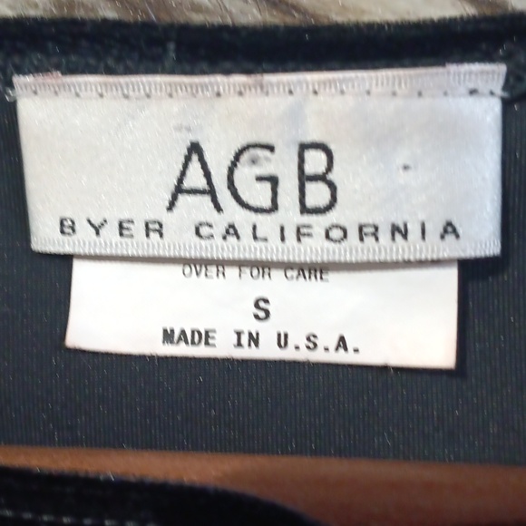AGB black velvet tank..VINTAGE - Picture 3 of 3